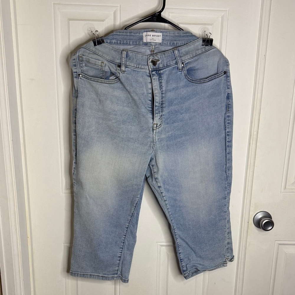 Lane Bryant Light Blue Capri